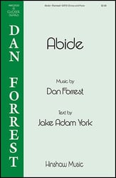 Abide SATB choral sheet music cover